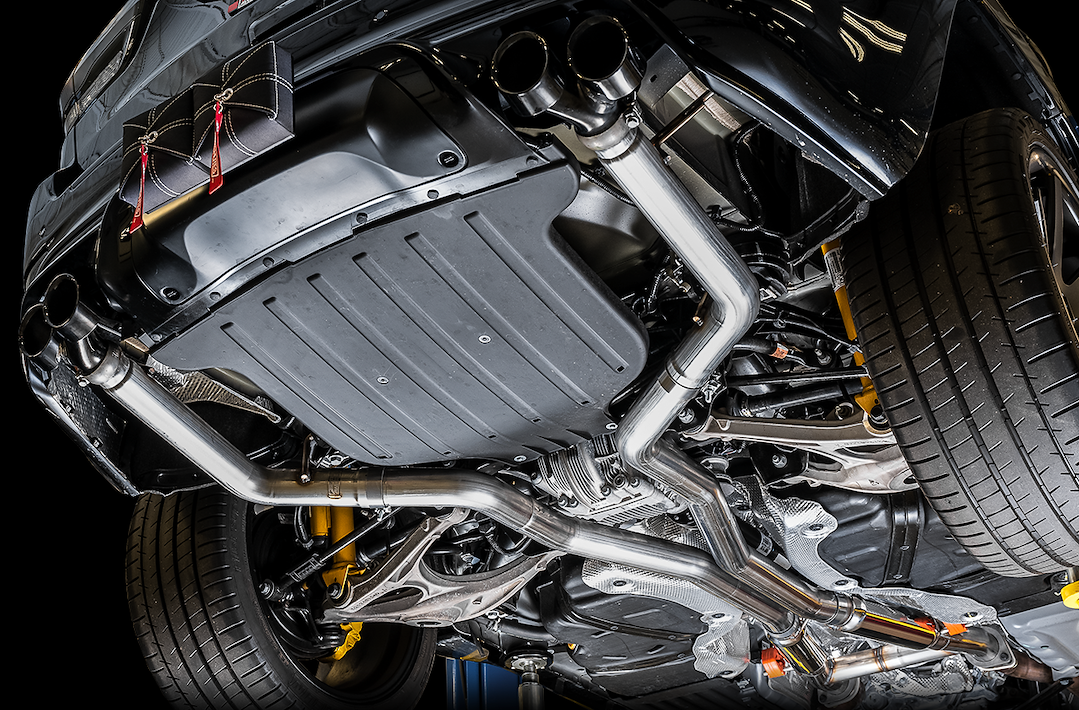Product of AWE Tuning 3020-31023 Track Edition Cat-Back System Dual Exhaust System Kit