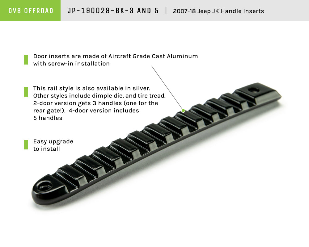 Dv8 Offroad D-Jp-190028-Bk-3 Exterior Door Handle Trim||d-Jp-190028-Bk-3_6.Jpg||91||dv8p190028bk3||890777