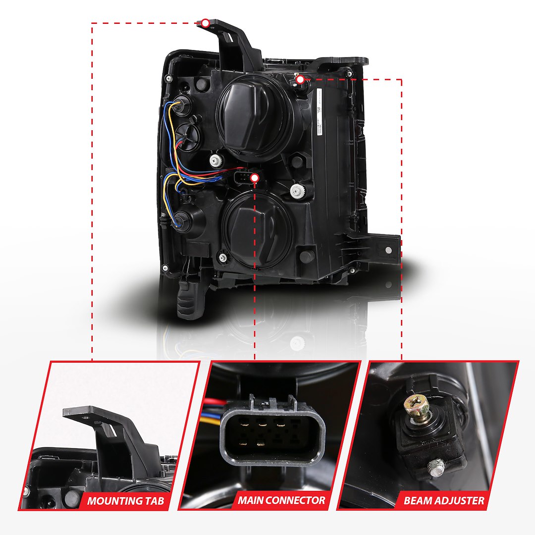 Product of Anzo Usa 111617 Headlight Assembly