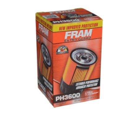 Fram Filter Ph3600 Oil Filter||||87||f24ph3600||2018181