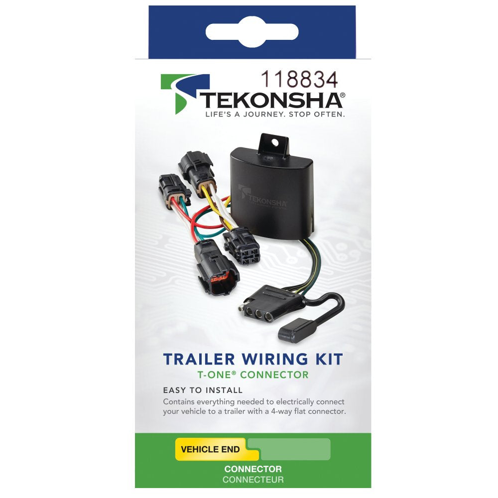 Product of Tekonsha 118834 Vehicle End 4 Flat Trailer Wiring Connector