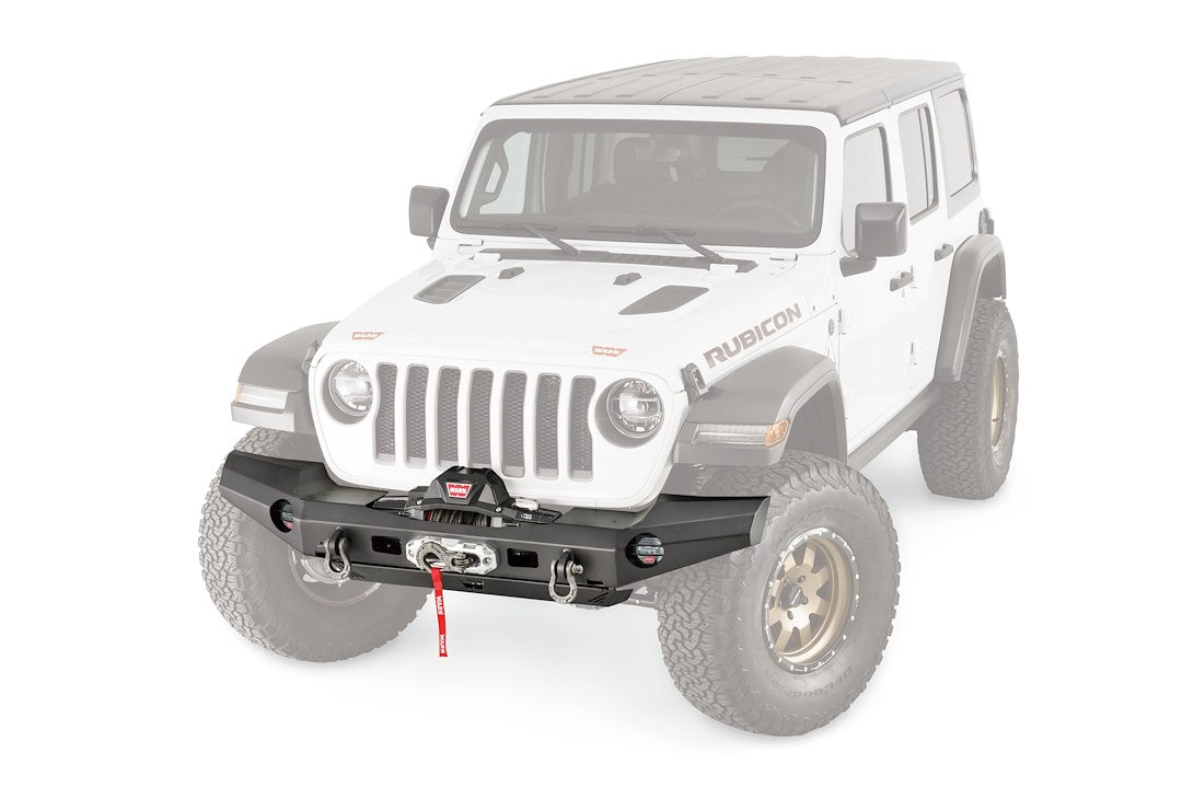 Product of Warn 101335 Elite Series Steel Powder Coated Bumper