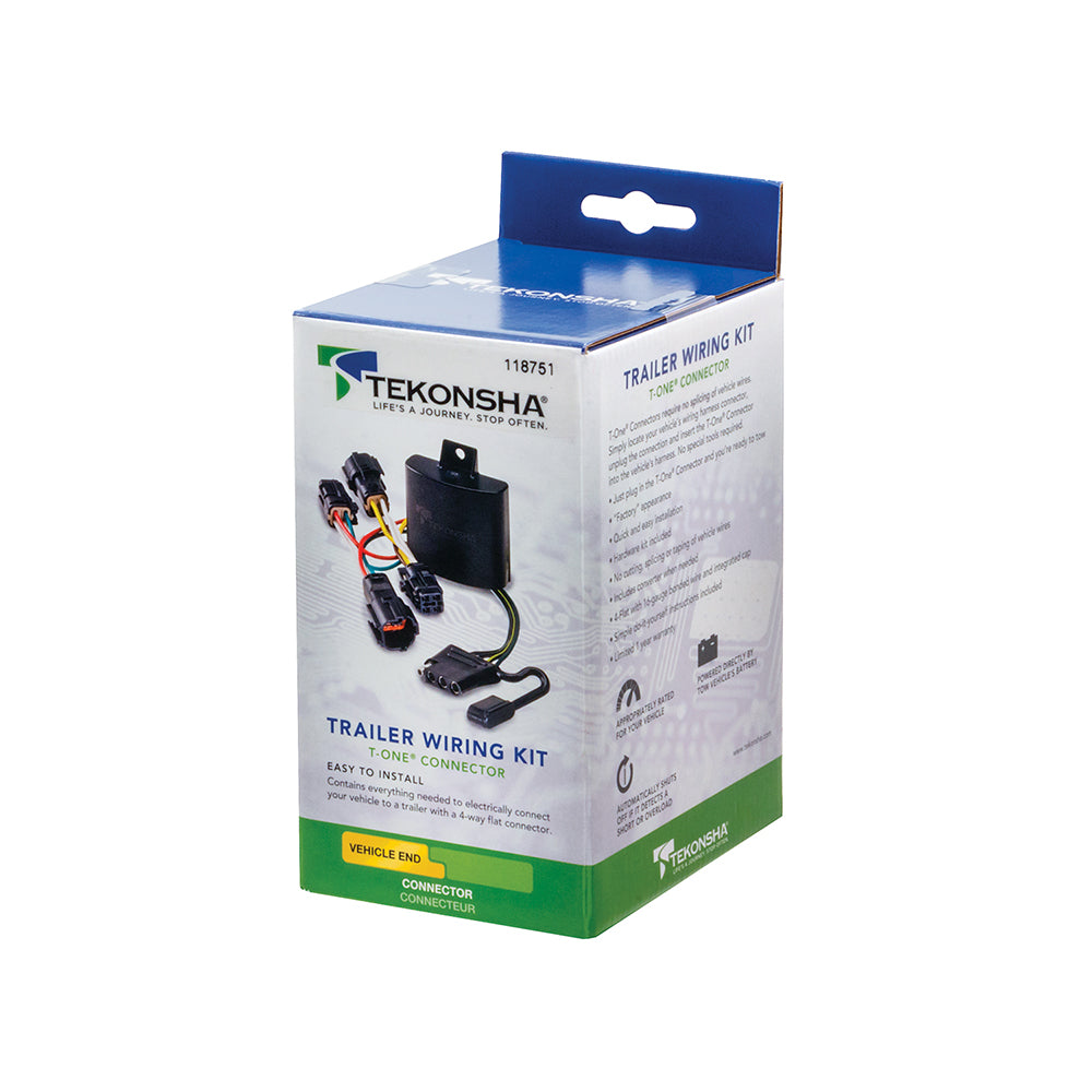 Product of Tekonsha 118751 Vehicle End 4 Flat Trailer Wiring Connector