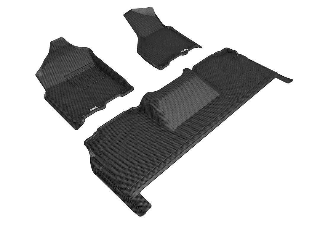 Product of 3D Mats KAGU L1DG03201509 Black Thermoplastic Rubber Of Carbon Fiber Texture Floor Liner