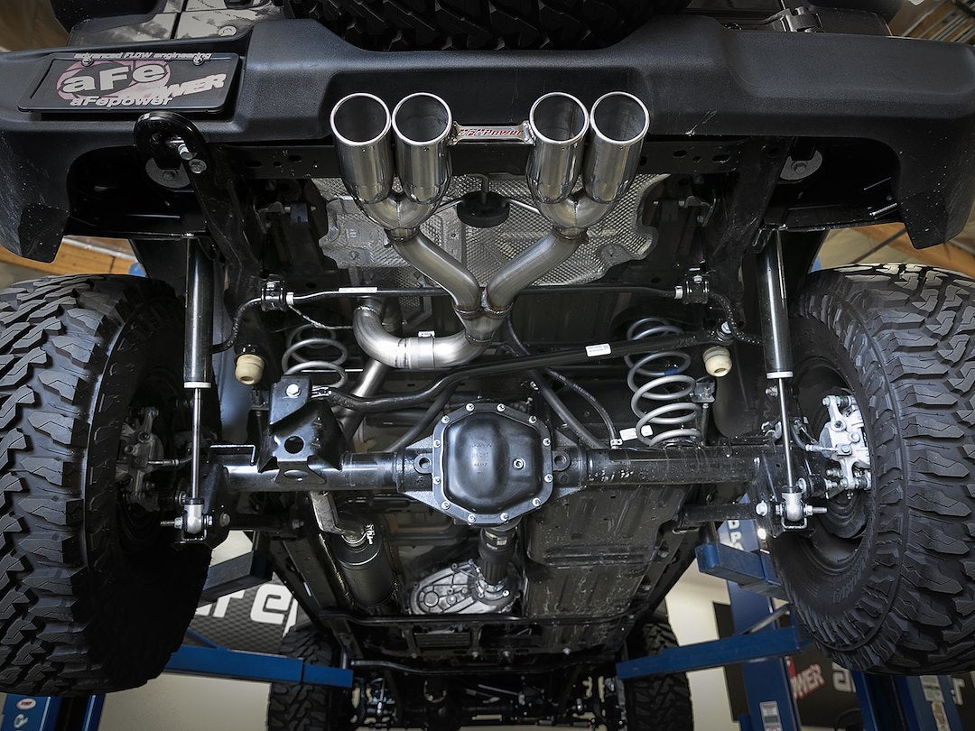 Product of Advanced FLOW Engineering 49-38071-P Rebel Cat-Back System Single Exhaust System Kit