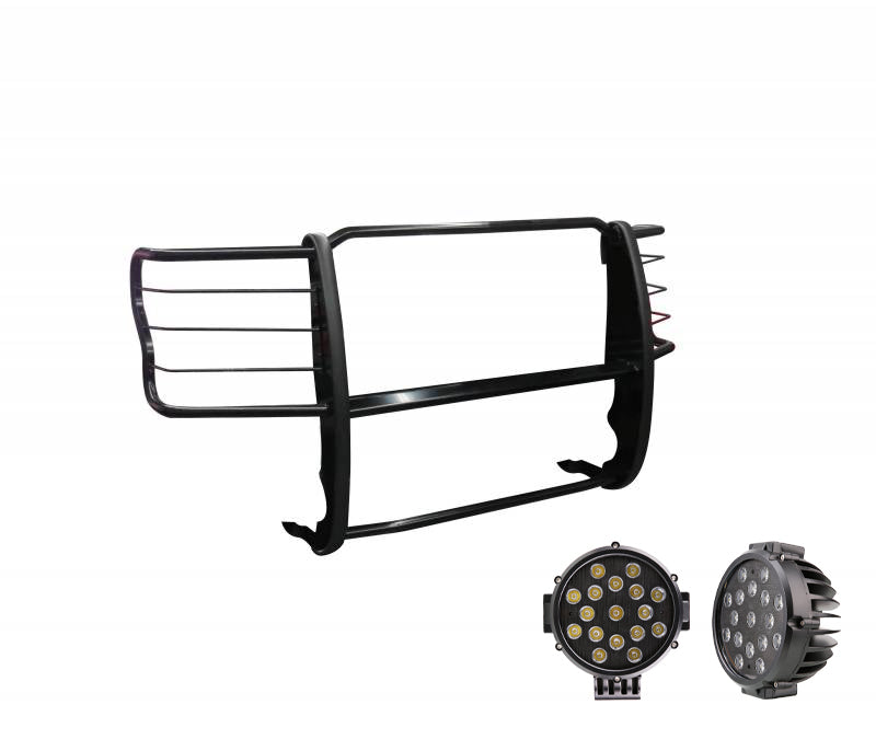Product of Black Horse Offroad 17FB28MA-PLB Grille Guard