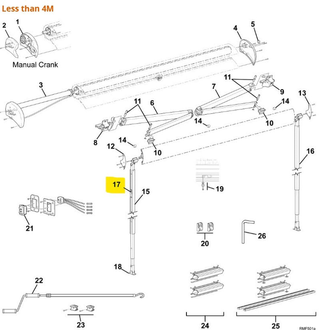 Carefree Rv R001657 Awning Arm Lock||r001657_1.Jpg||86||c6fr001657||1315813