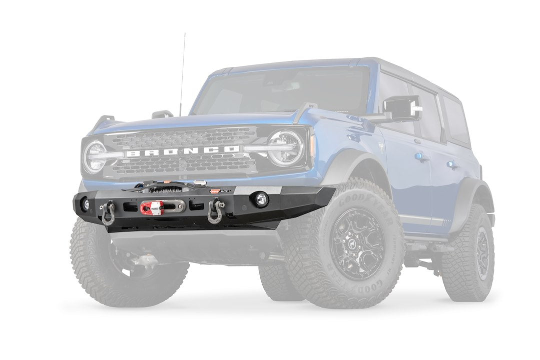 Product of Warn 107870 Elite Series Steel Powder Coated Bumper