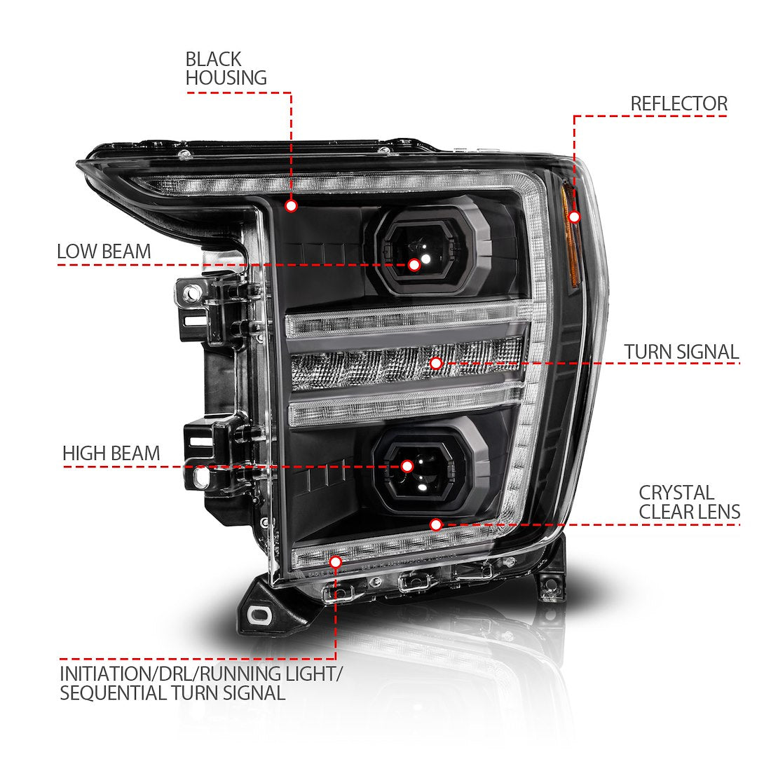 Product of Anzo Usa 111594l Headlight Assembly