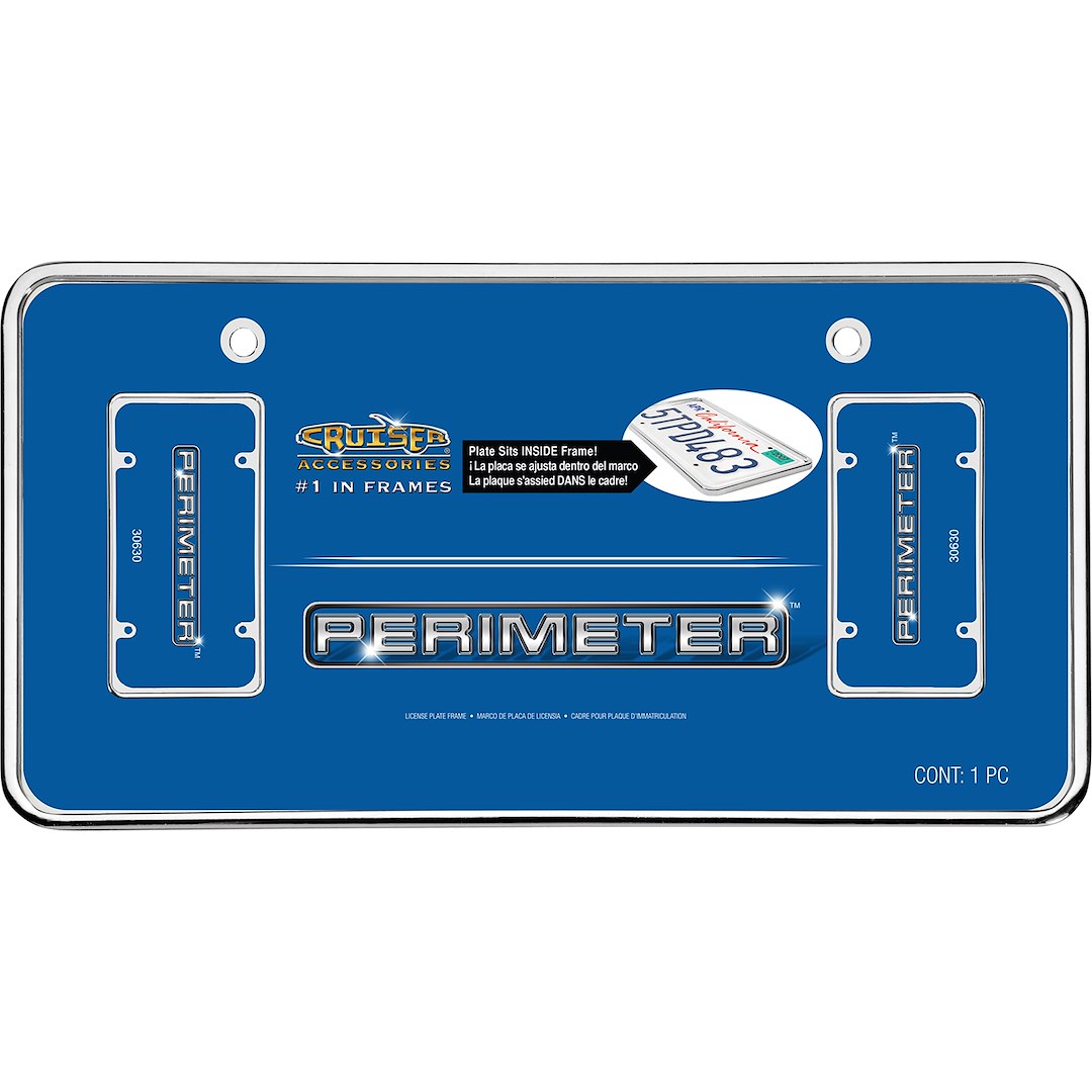Cruiser 30630 License Plate Frame||30630_P01-Perimeter_Chrome-Inpack.Jpg||86||c3430630||1342993