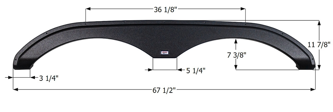 Product of Icon 15404 Fender Skirt