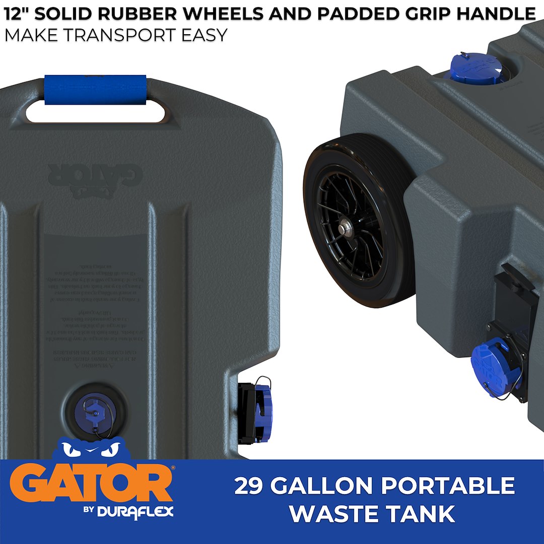 Duraflex 21903g Portable Waste Holding Tank||dur_21903g_29 Gallon Tote Tank_B2c_8.Jpg||92||dur21903g||1624232