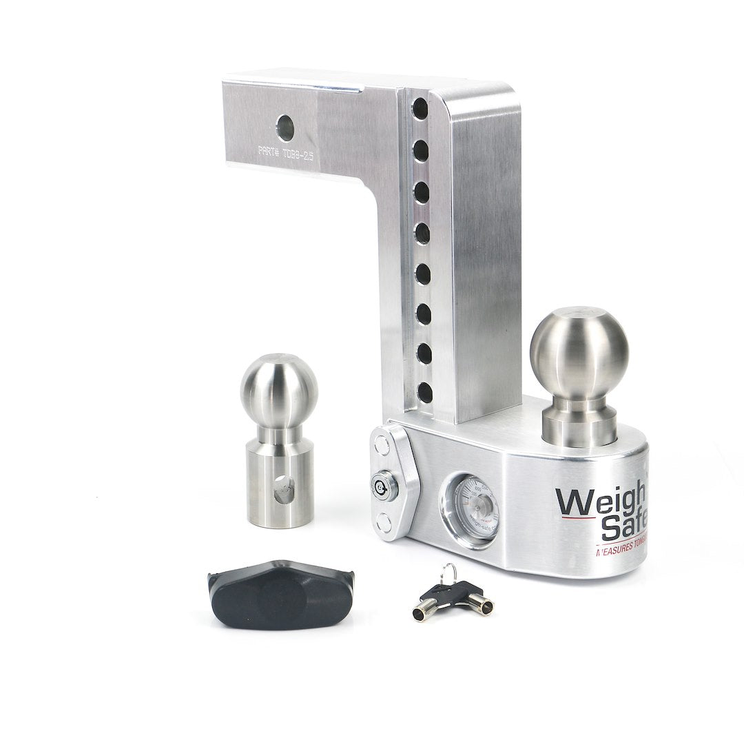 Product of Weigh Safe WS8-2.5 2-1/2 Inch Receiver Trailer Hitch Ball Mount