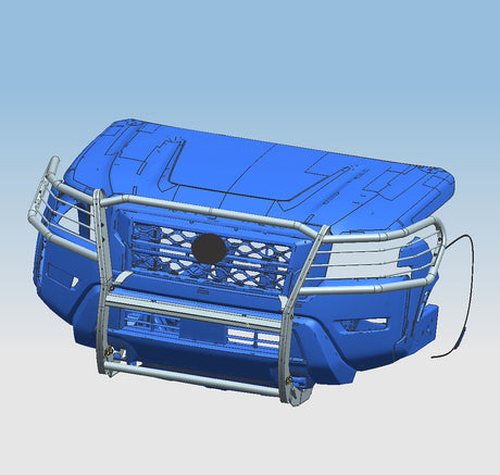 Product of Black Horse Offroad 17NI22MSS Grille Guard