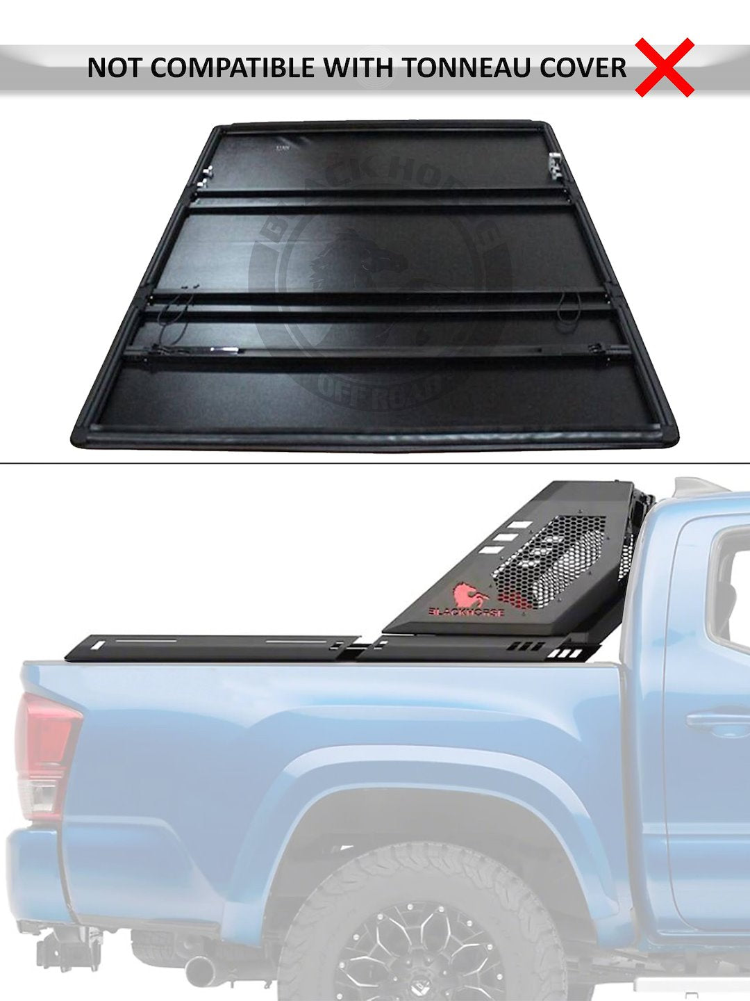 Black Horse Offroad Virb06b Truck Bed Bar||||86||blkvirb06b||2008144