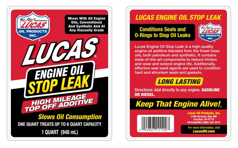 Product of Lucas Oil 11100 Oil Additive