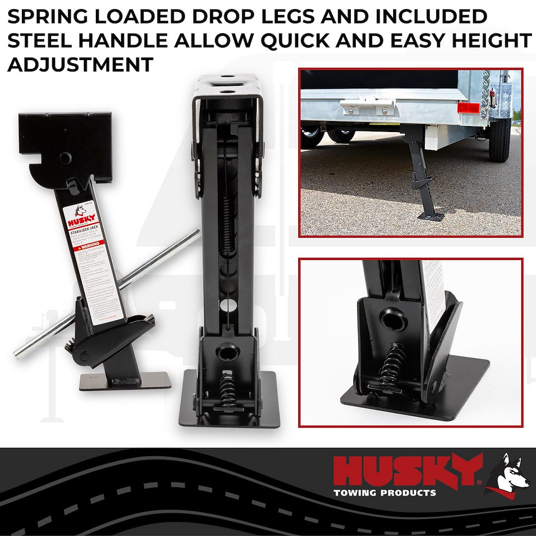 Husky Towing 88150 Trailer Stabilizer Jack Stand||hus_88150_Drop Leg Stabilizer Jacks_B2c_5.Jpg||89||hus88150||1598629