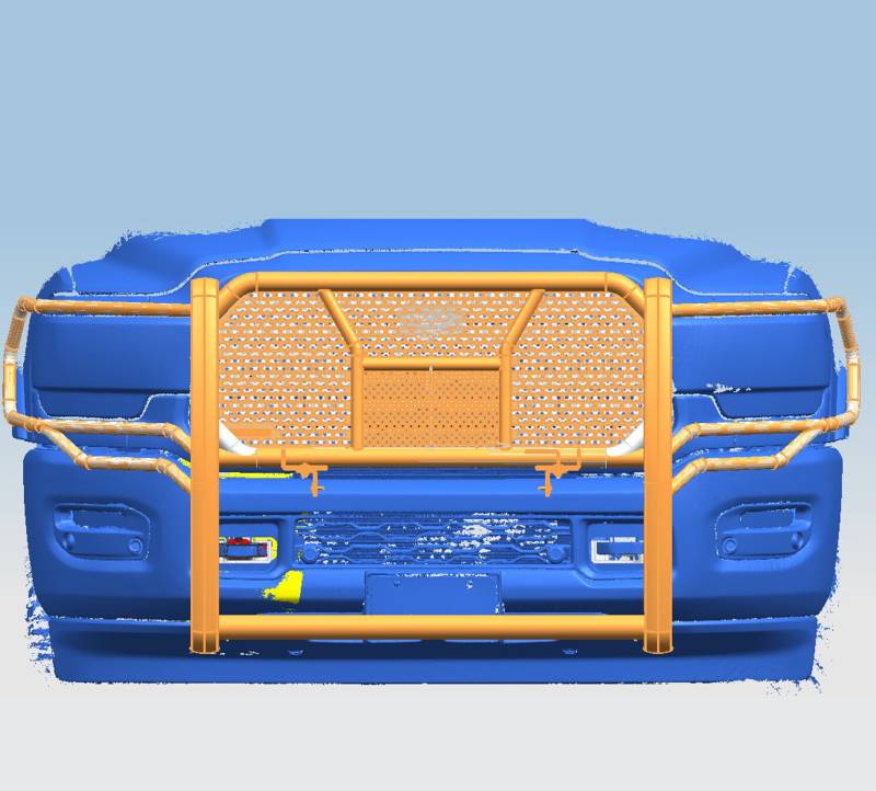 Black Horse Offroad Ru-Dora20-B Grille Guard||ru-Dora20-B_5.Jpeg||89||blkrudora20b||2239274