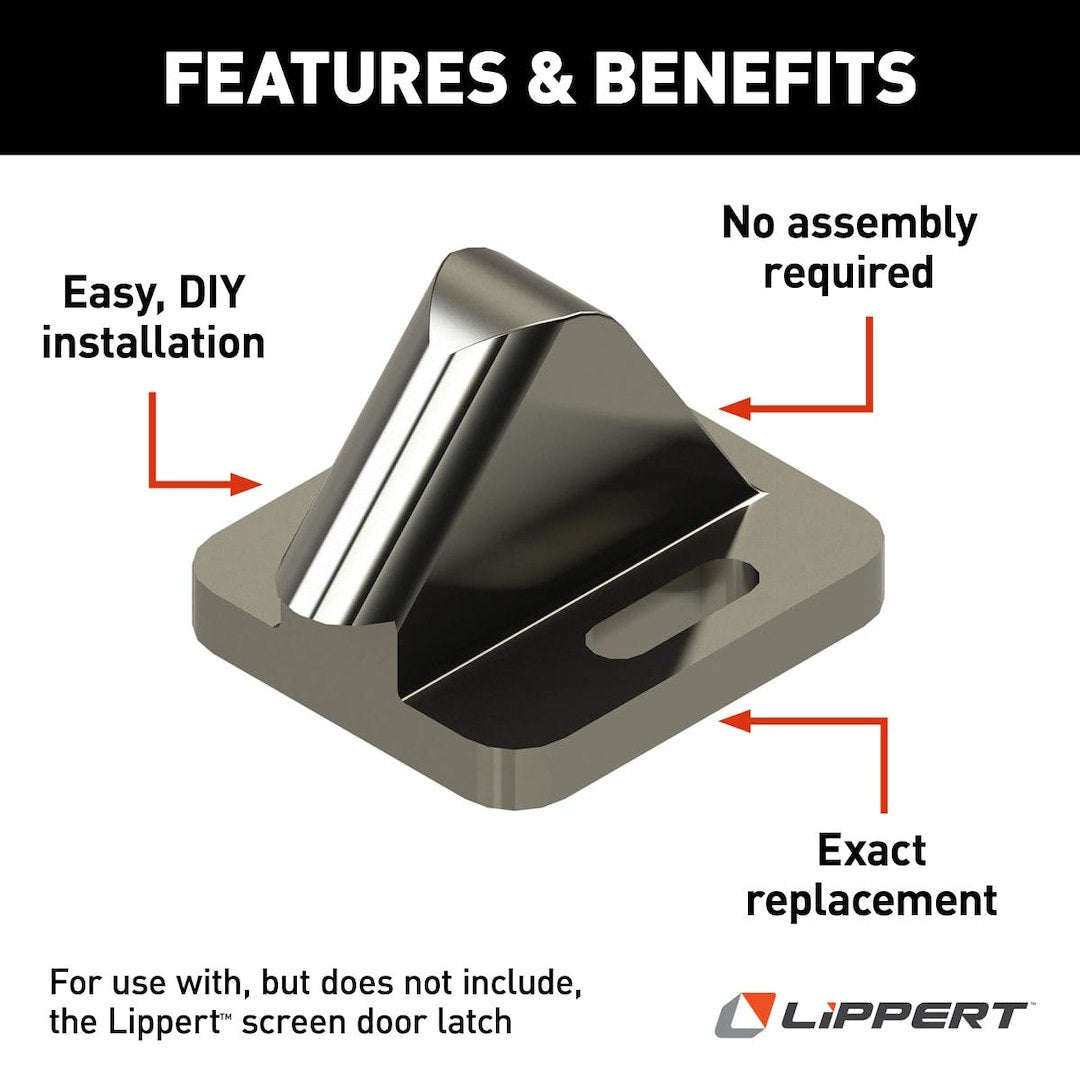 Lippert Components 198252 Screen Door Latch Striker||198252_1.Jpg||86||m6v198252||1225841