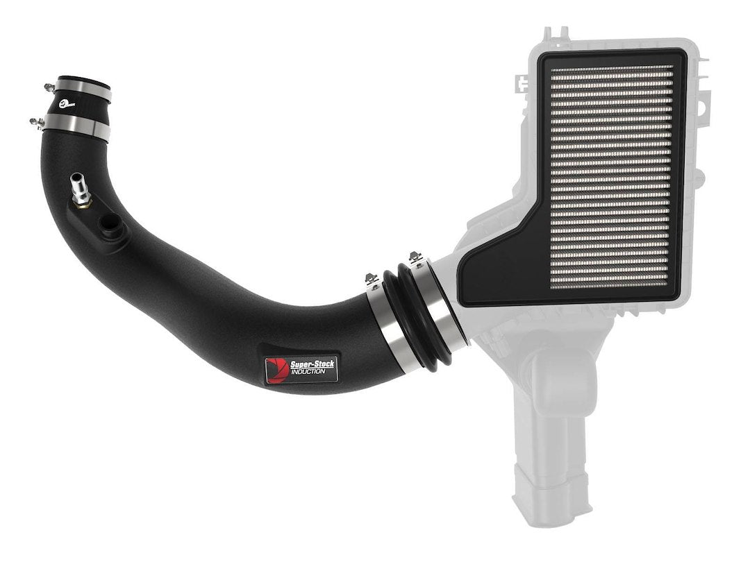 Product of Advanced FLOW Engineering 55-10006D Matte Racing Cold Air Intake w/ White Filter
