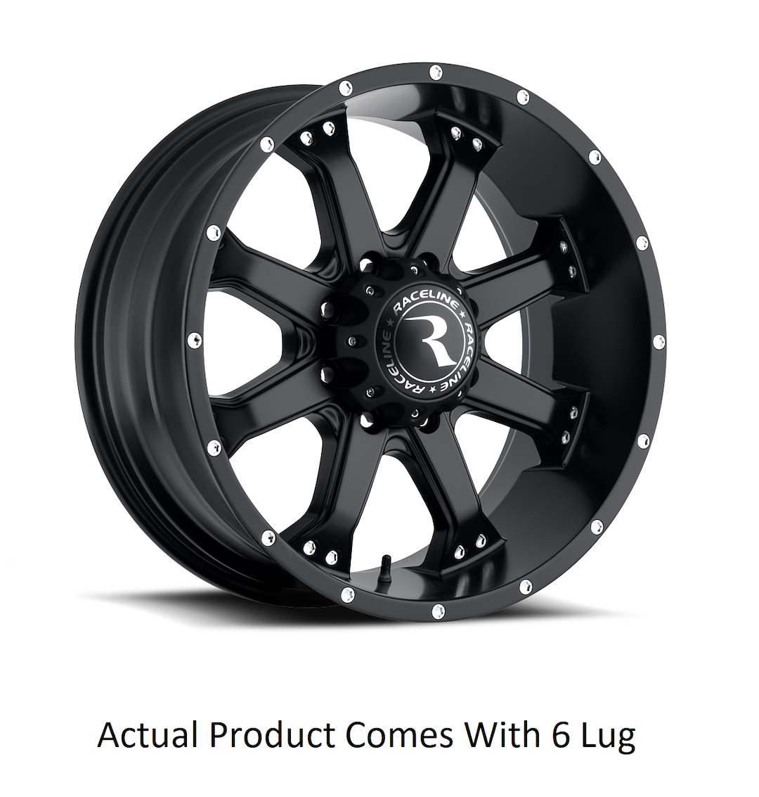 Product of Raceline 17x9 Black Wheel - 6x5.50 Bolt Pattern