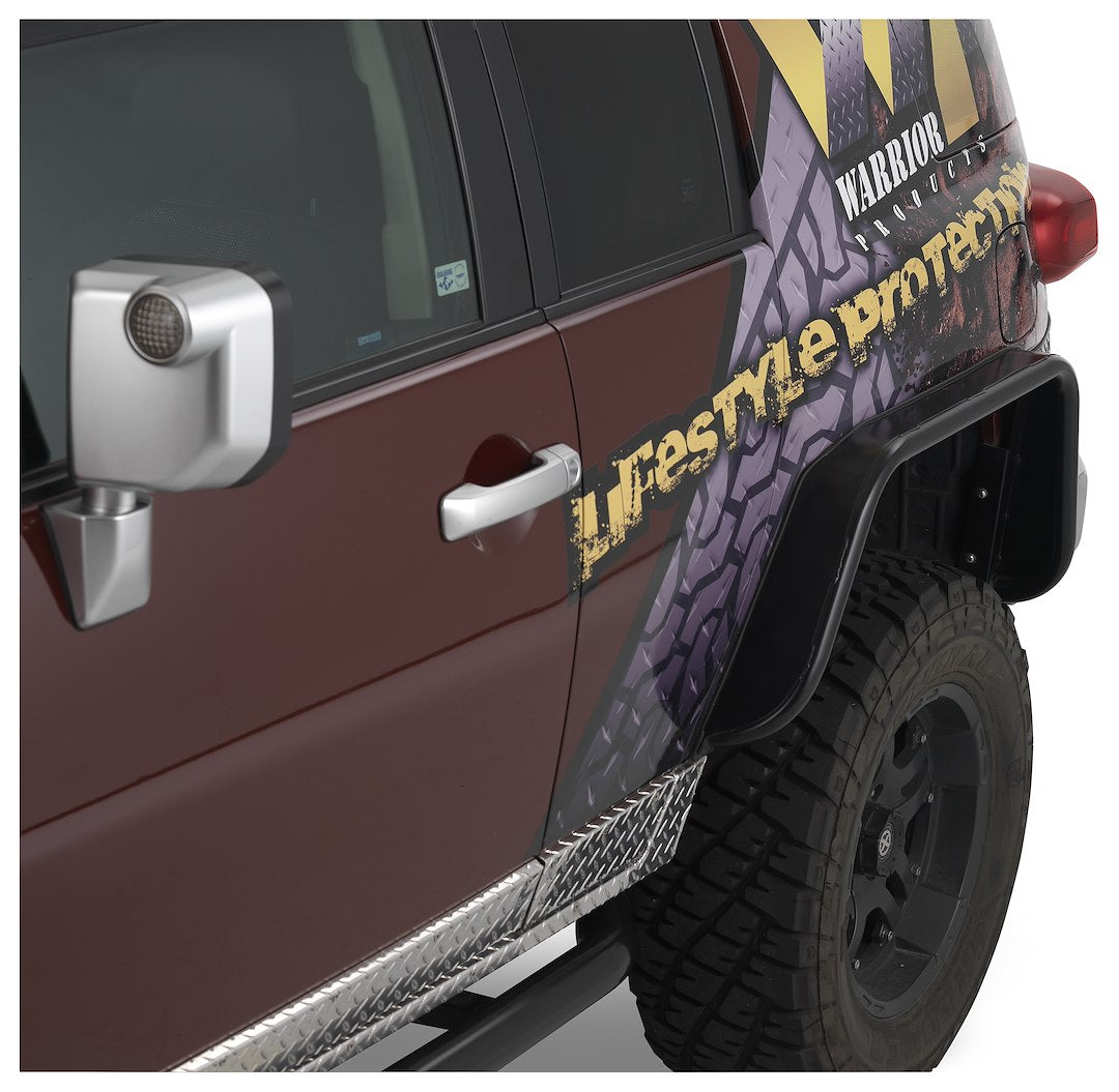 Product of Warrior Products S3002 Non-Exposed Fasteners Black Fender Flare - Set Of 2