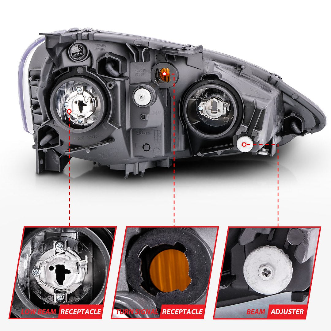 Product of Anzo Usa 121209 Headlight Assembly