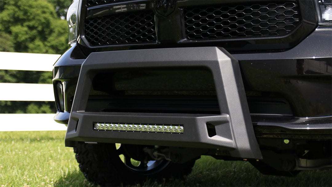 Product of Lund International 86521205 Bull Bar Black Matte Textured Powder Coated 3-1/2 Inch No with skid plate