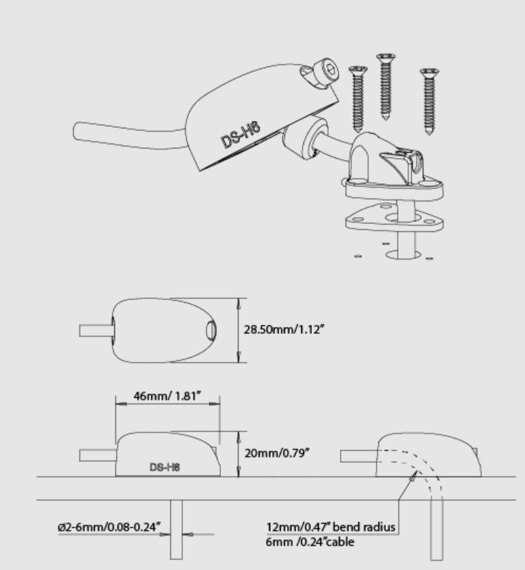 Product of Scanstrut Ds-H6 Marine Network Cable Grommet