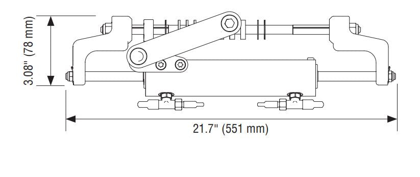 Product of Uflex Uc95obf-1 Boat Hydraulic Steer Cylinder