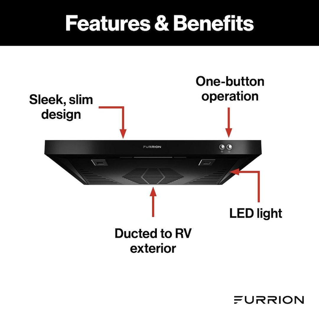 Product of Furrion Llc Fho23sacrv-Bl Stove Vent Hood