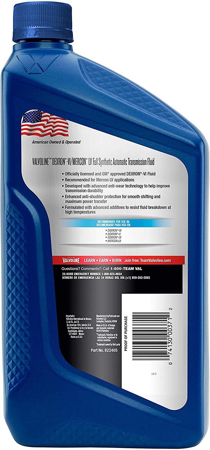 Product of Valvoline 822405 Auto Trans Fluid