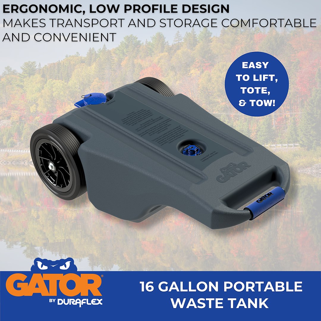 Duraflex 21901g Portable Waste Holding Tank||dur_21901g_16 Gallon Tote Tank_B2c_6.Jpg||90||dur21901g||1611530