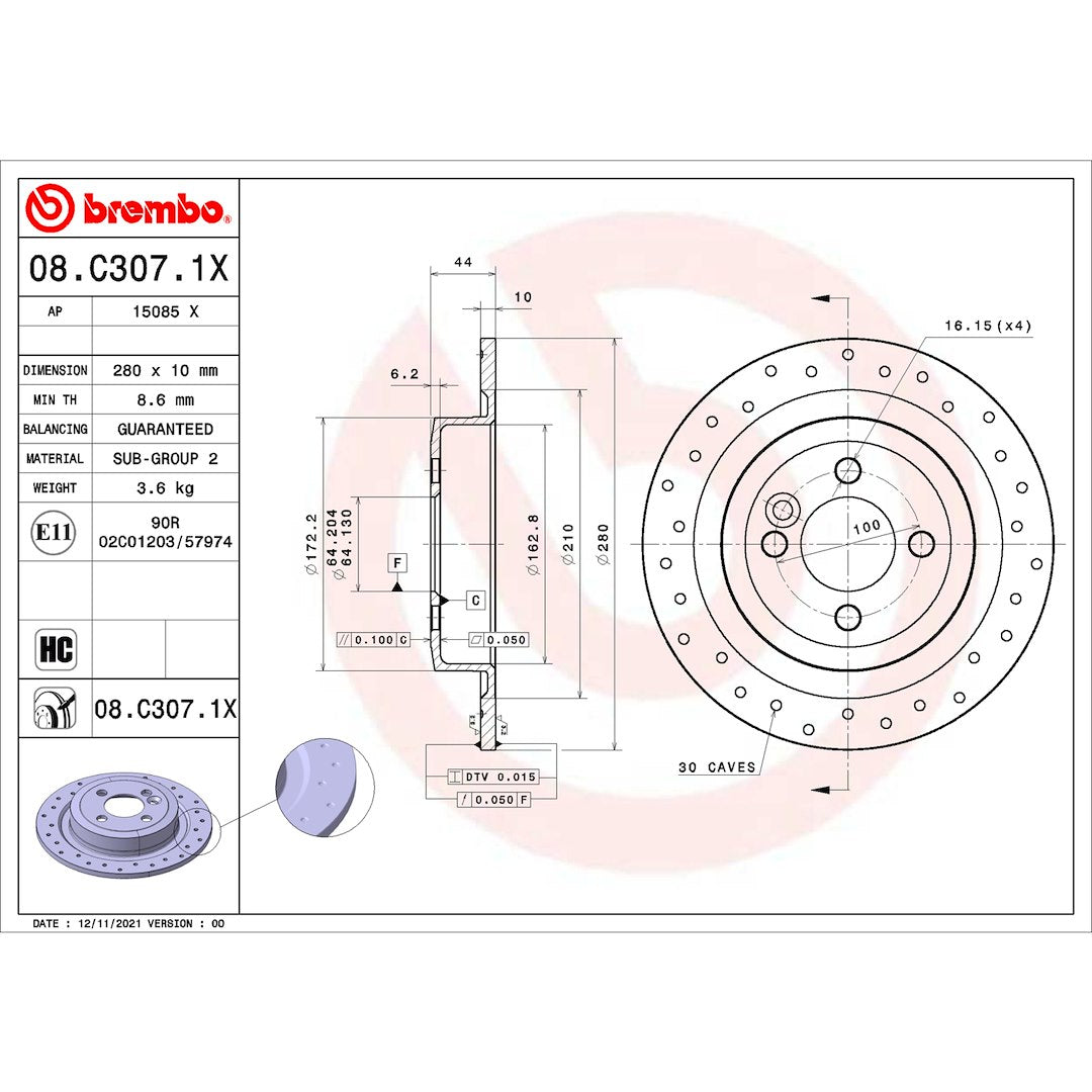 Brembo 08.C307.1x Brake Rotor||08.C307.1x_Drw.Jpg||86||brm08c3071x||1754861
