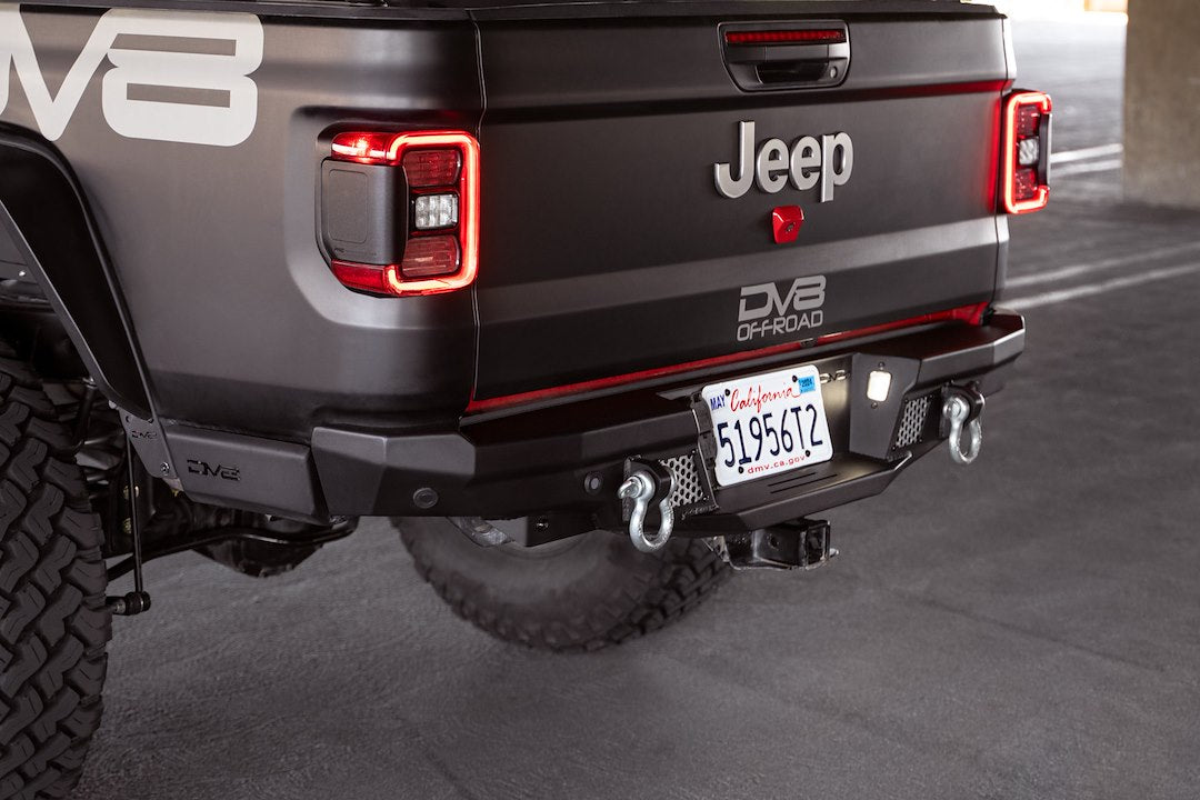 Dv8 Offroad Rbgl-06 Bumper||2020-2023-Jeep-Gladiator-Jt-Mto-Series-Rear-Bumper_Installed_4.Jpg||95||dv8rbgl06||1628537