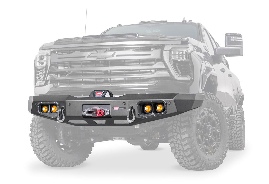 Warn 110916 Bumper||110916 - Hd Bumper For 2024 Chevy - No_Bar_Ghosted.Jpg||86||w36110916||1567383