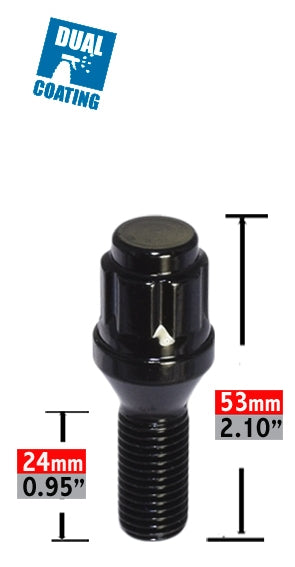 Coyote Wheel Accessories 63k548-24blk Lug Bolt||631151blk_1_1.Jpg||86||rev63k54824bl||902477