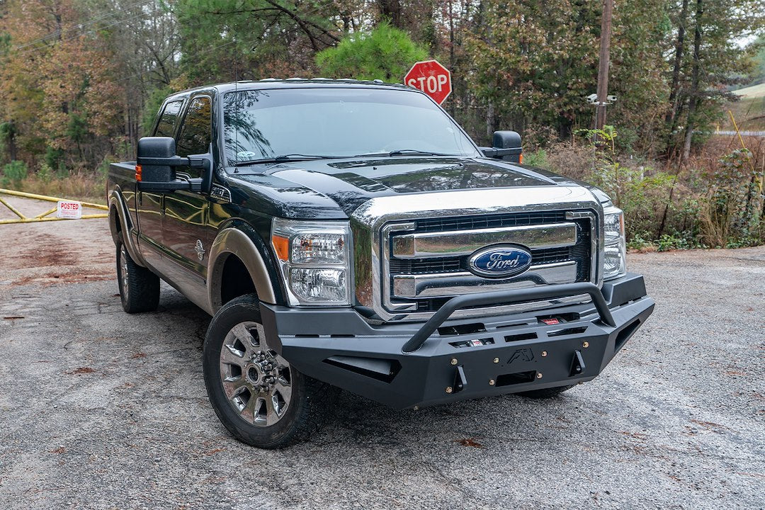 Product of Fab Fours FS11-RS2562-1 Red Steel Steel Powder Coated Bumper