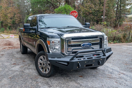 Product of Fab Fours FS11-RS2562-1 Red Steel Steel Powder Coated Bumper