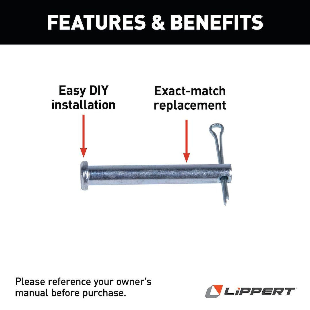 Product of Lippert Components 379178 Entry Step Linkage Arm Clevis Pin