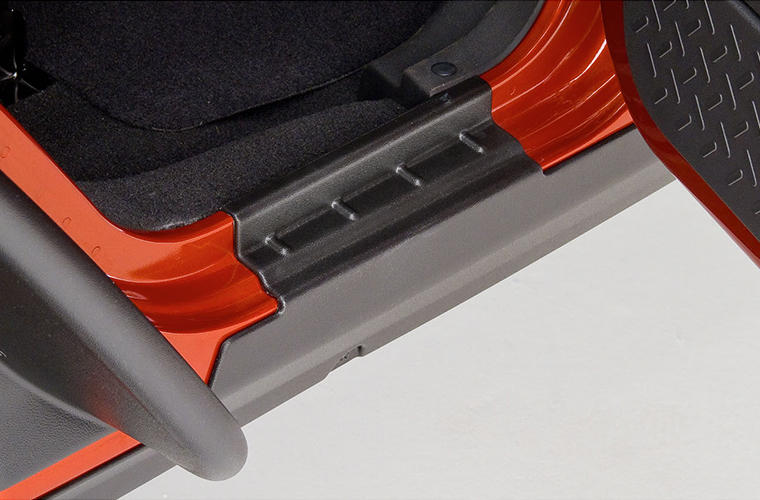 Product of Bushwacker 14085 Black Dura-Flex ® 2000 TPO Flat Rocker Panel Guard