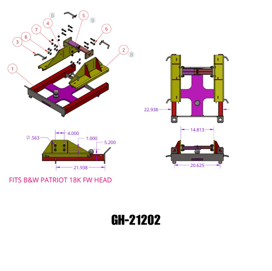 Product of Gen-Y Hitch GH-21202 Fifth Wheel Trailer Hitch