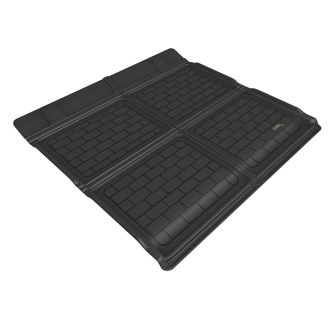 Product of 3D Mats M1TY2851309 Black Thermoplastic Rubber Of Carbon Fiber Texture To Back Of 2nd Seat Cargo Area Liner