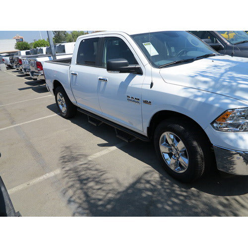 Product of RBP (Rolling Big Power) RBP-216B-RX7 Black Powder Coated Round Nerf Bar - Truck Wheel To Wheel