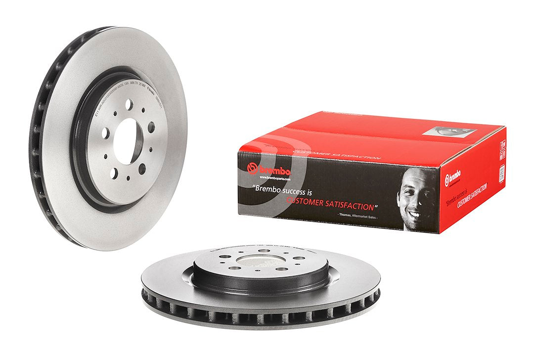 Product of Brembo 09861511C02 Vented 1 Piece Brake Rotor