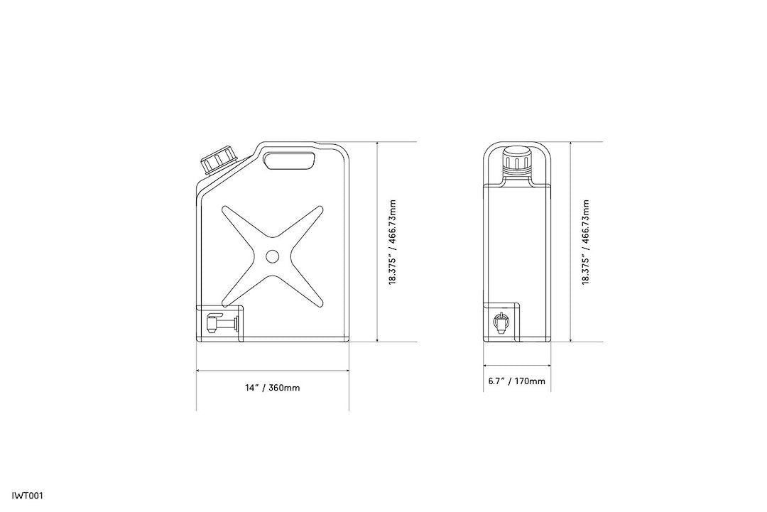 Product of Ironman 4x4 Iwt001 Fresh Water Tank