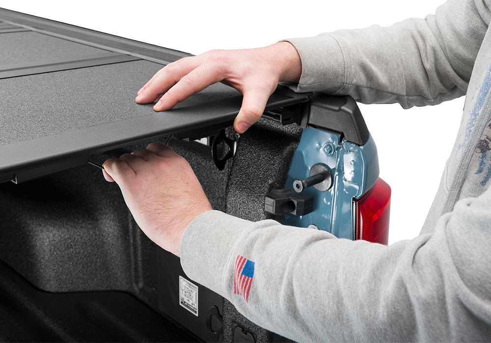 Product of BAK Industries BAKFlip MX4 Hard Folding 448324 Tonneau Cover