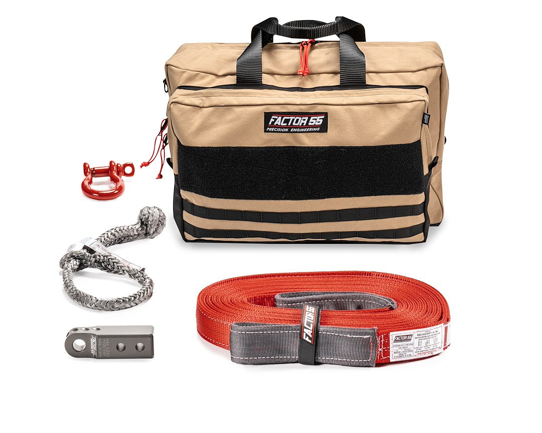 Factor 55 00485-06-Large Vehicle Recovery Kit||00485-06 Owyhee Kit - Tan Large - Gray.Jpg||85||fac0048506lar||1713508