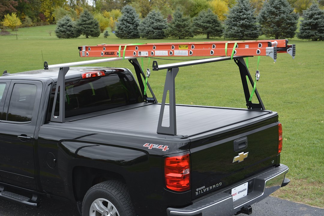 Product of Pace Edwards MRF0403 1000 Pound Static/ 400 Pound Dynamic Steel/ Aluminum Ladder Rack