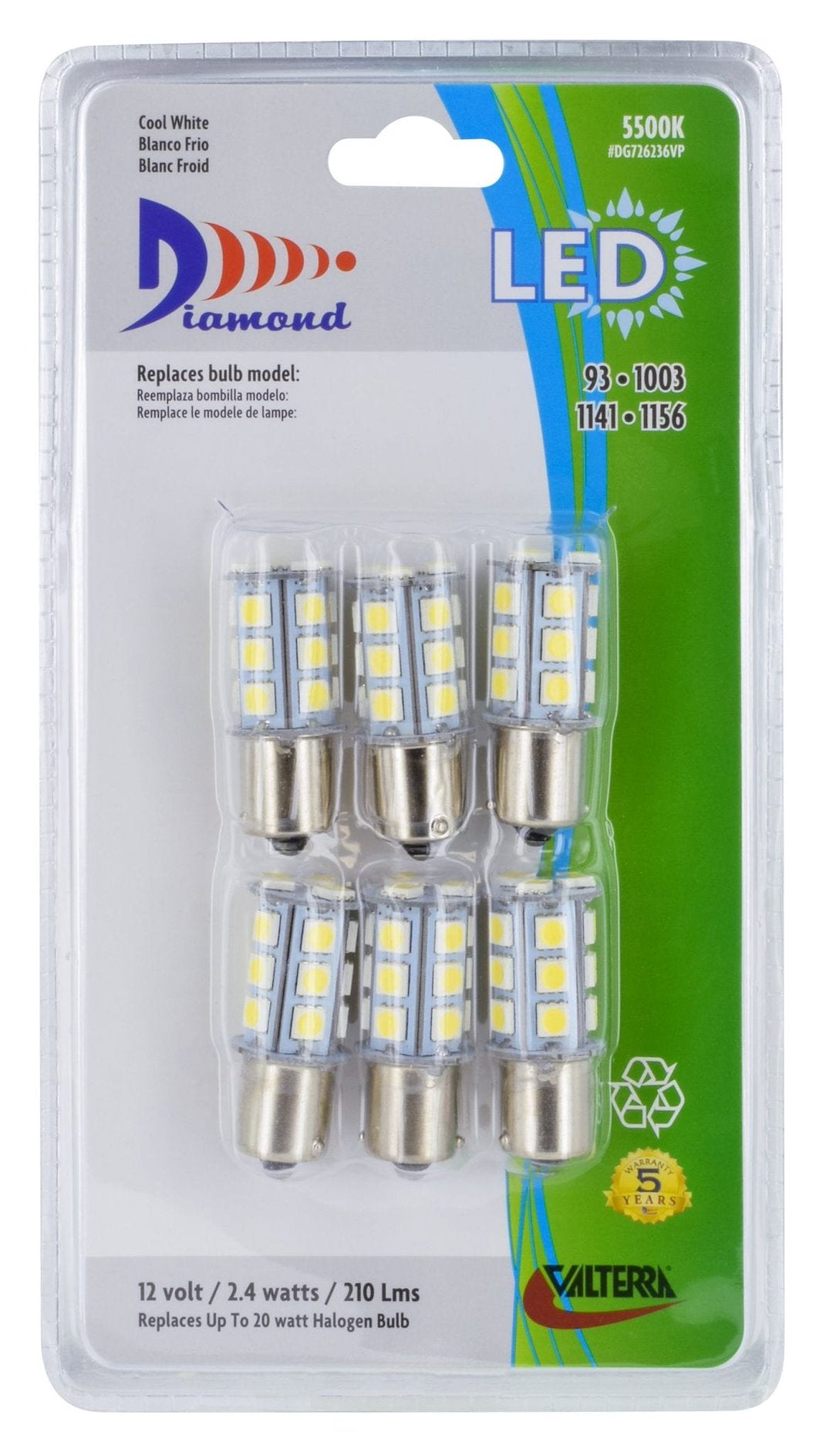 Product of Valterra Dg726236wvp Multi Purpose Light Bulb - Led